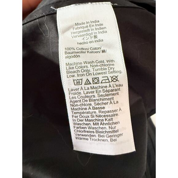 J.Crew | NWT Delilah dress in cotton poplin in Black | Sz PS - Picture 11 of 12